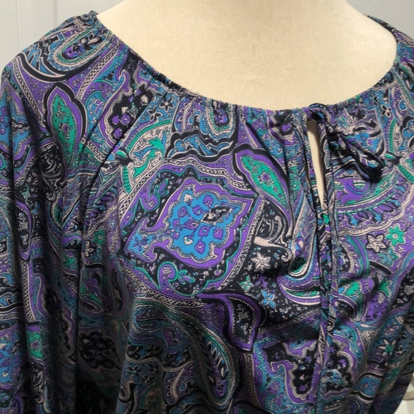 Beautiful blue blouse - Picture 4 of 9